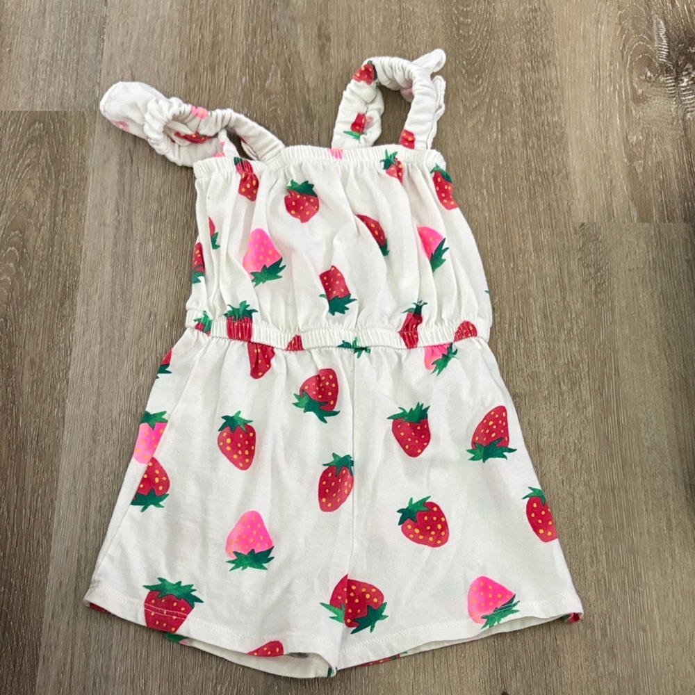 Old Navy Kids Romper with Strawberry Print